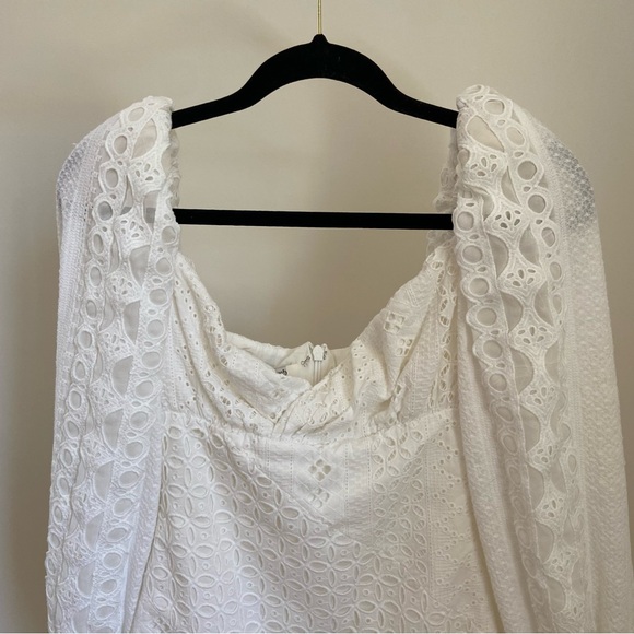 House of CB Marquis Lace Broderie Anglaise Mini Dress - Picture 3 of 7